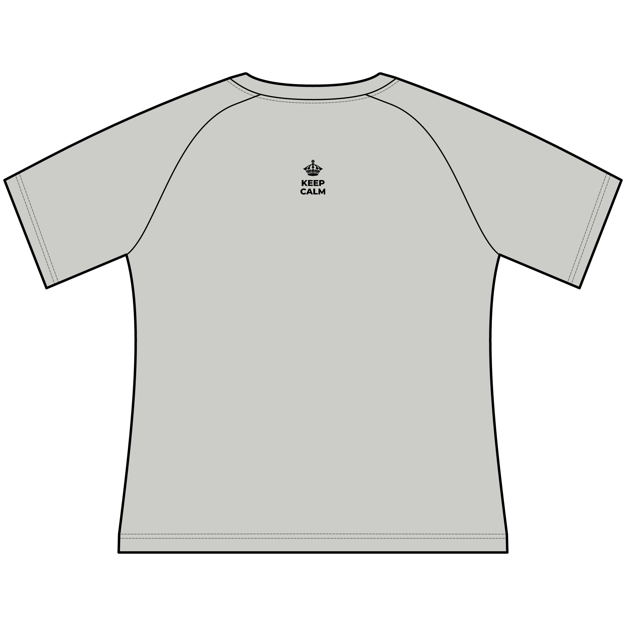 KEEP CALM Y LÁNZATE AL AGUA Women's Raglan Tee