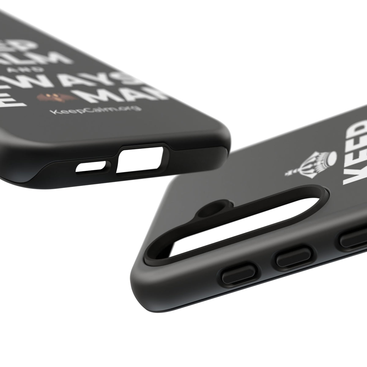 KEEP CALM AND ALWAYS BE 🦇MAN Phone Case