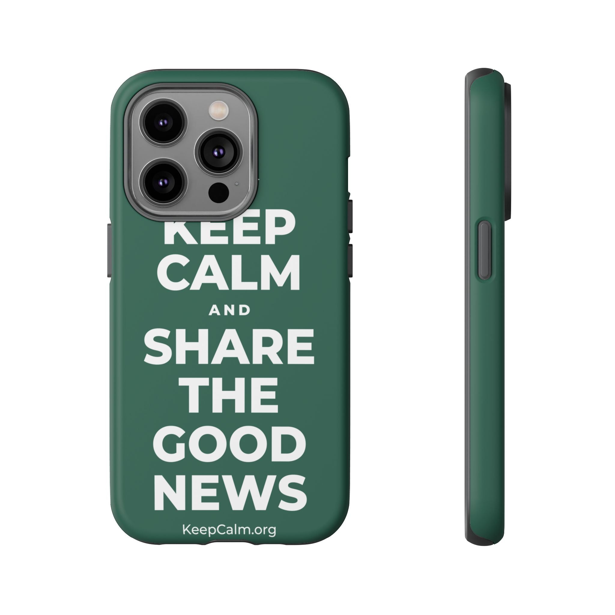 KEEP CALM AND SHARE THE GOOD NEWS Phone Case