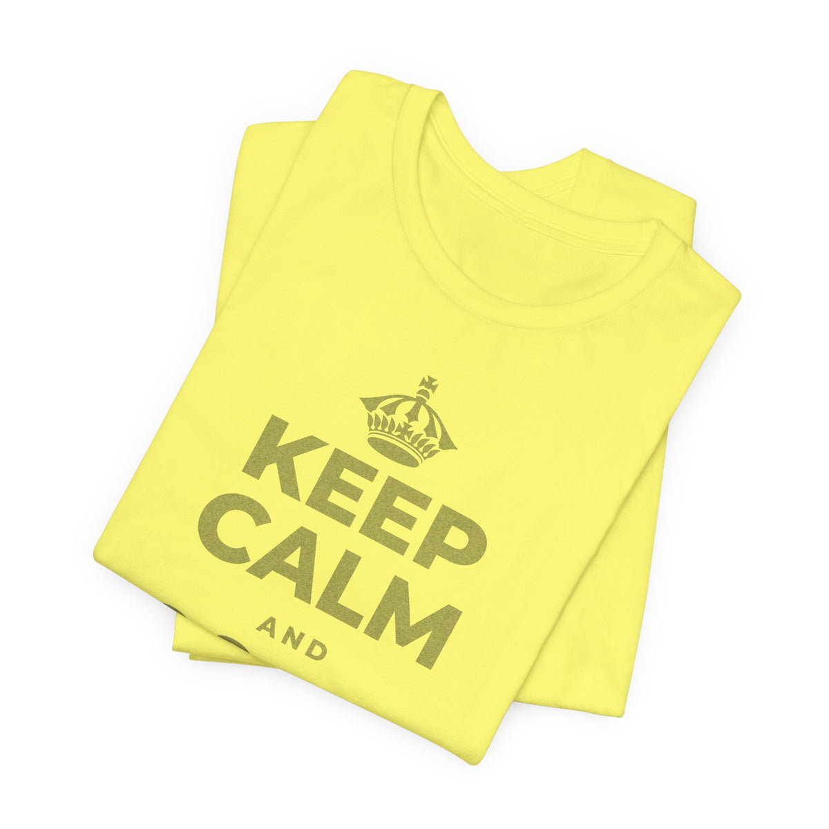 KEEP CALM AND জিনিসগুলো ঝরে যেতে দাও T-Shirt (Soft Cream–Heather Mauve)