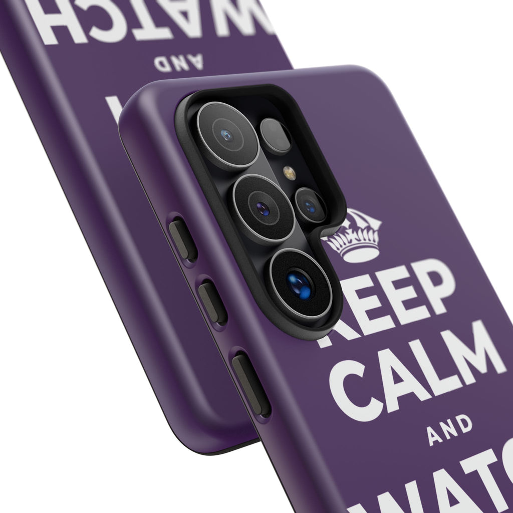 KEEP CALM AND WATCH THE CLOUDS Phone Case