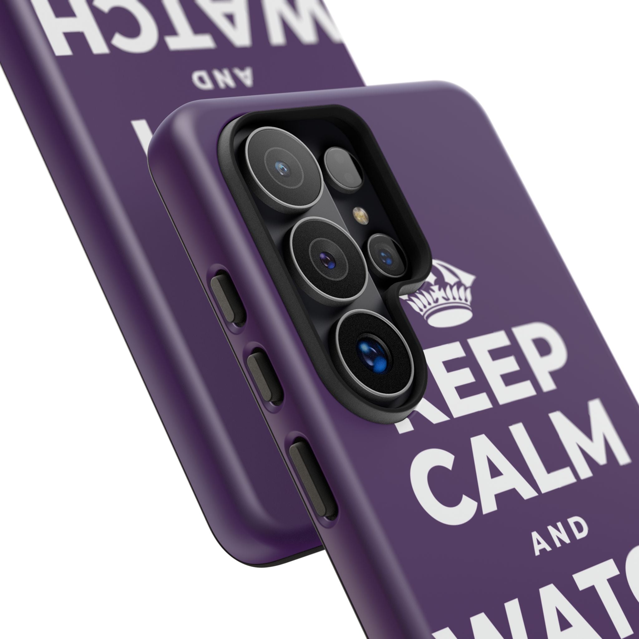 KEEP CALM AND WATCH THE CLOUDS Phone Case