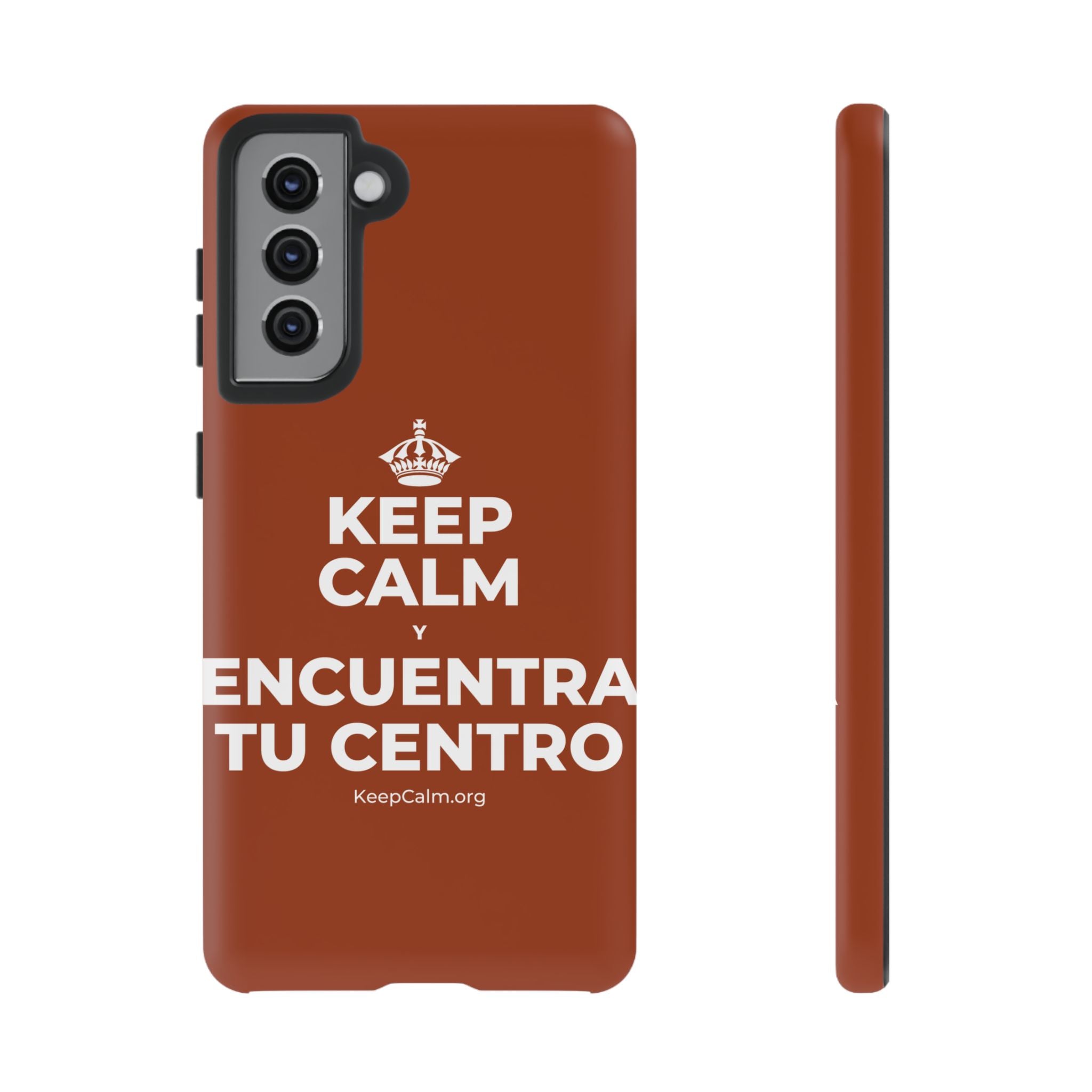 KEEP CALM Y ENCUENTRA TU CENTRO Phone Case