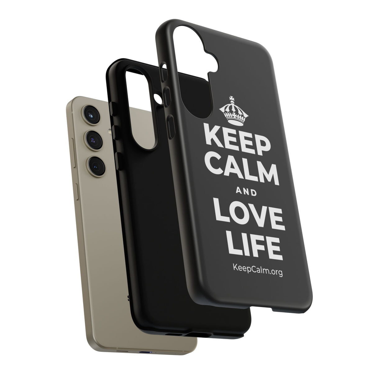 KEEP CALM AND LOVE LIFE Phone Case
