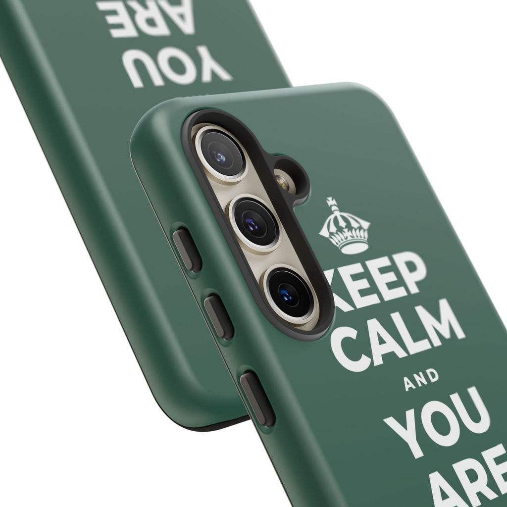 KEEP CALM AND YOU ARE DOING GREAT TODAY Phone Case