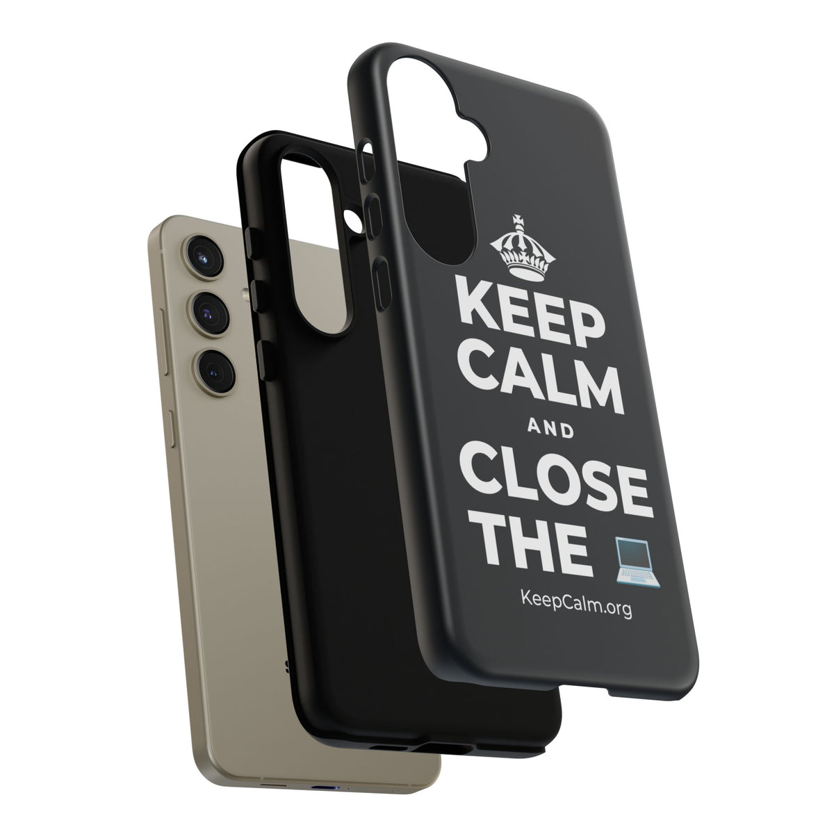 KEEP CALM AND CLOSE THE 💻 Phone Case (Dark)