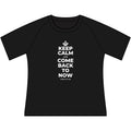 KEEP CALM AND COME BACK TO NOW Women's Raglan Tee
