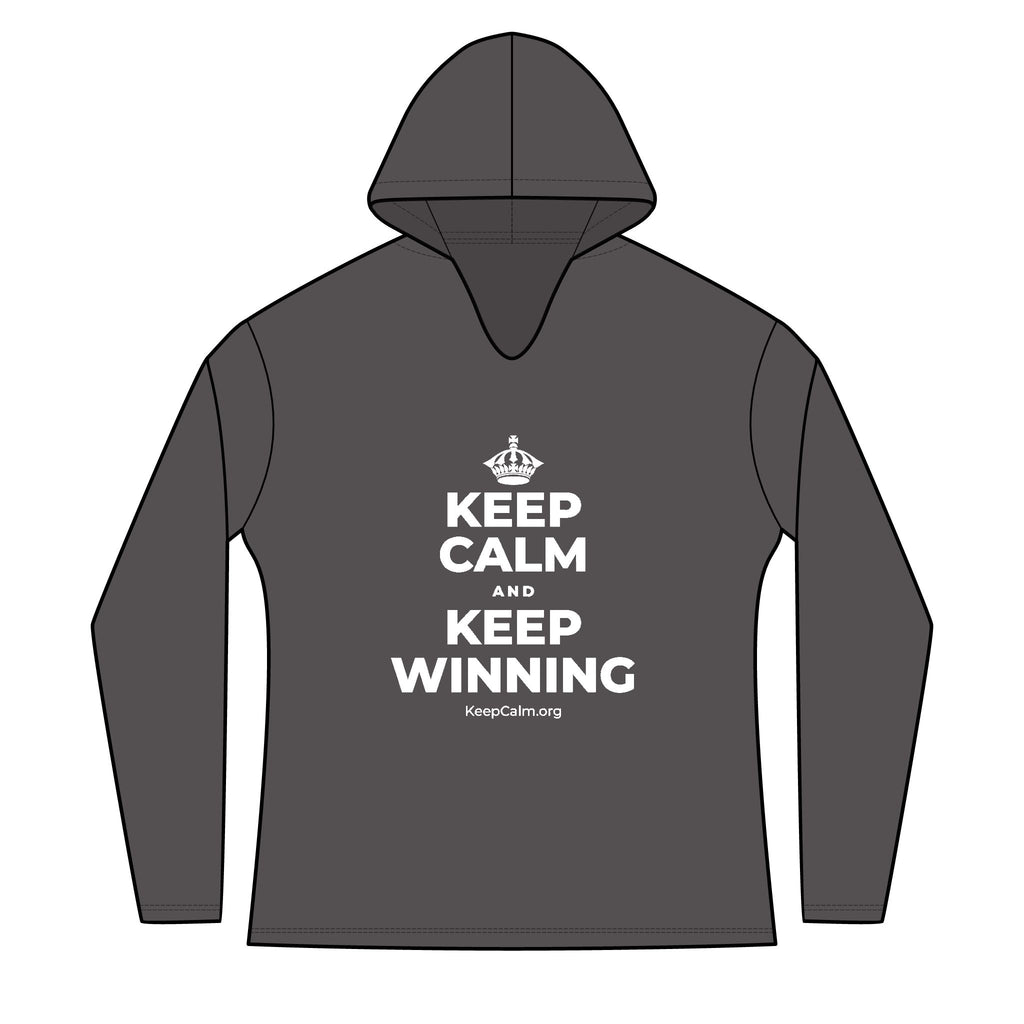KEEP CALM AND KEEP WINNING Women's Long Sleeve Hoodie