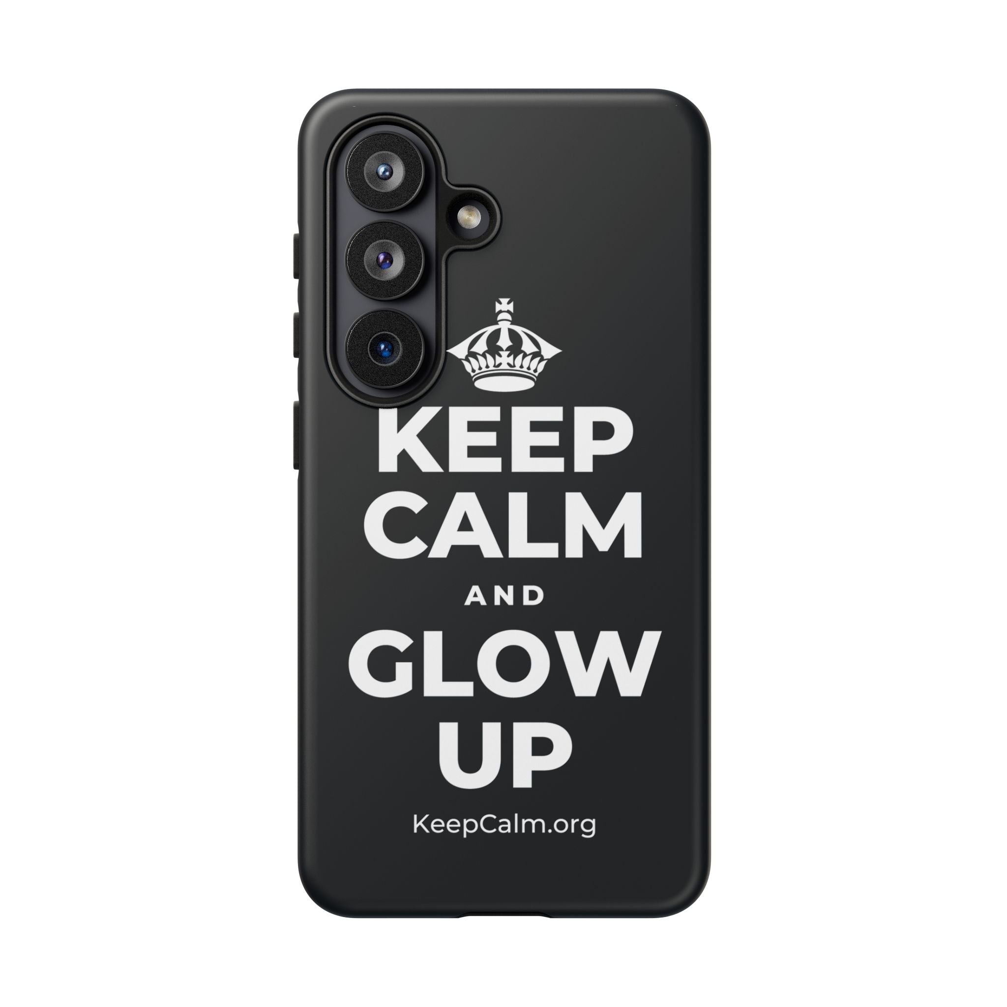 KEEP CALM AND GLOW UP Phone Case (Dark)