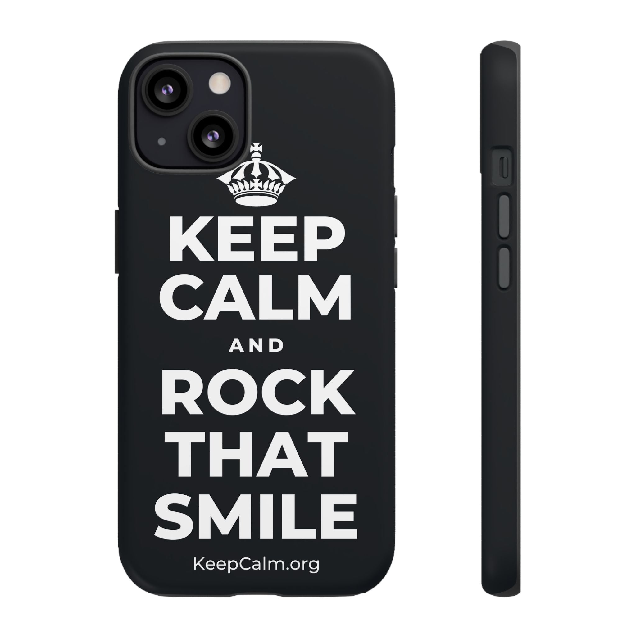 KEEP CALM AND ROCK THAT SMILE Phone Case (Dark)