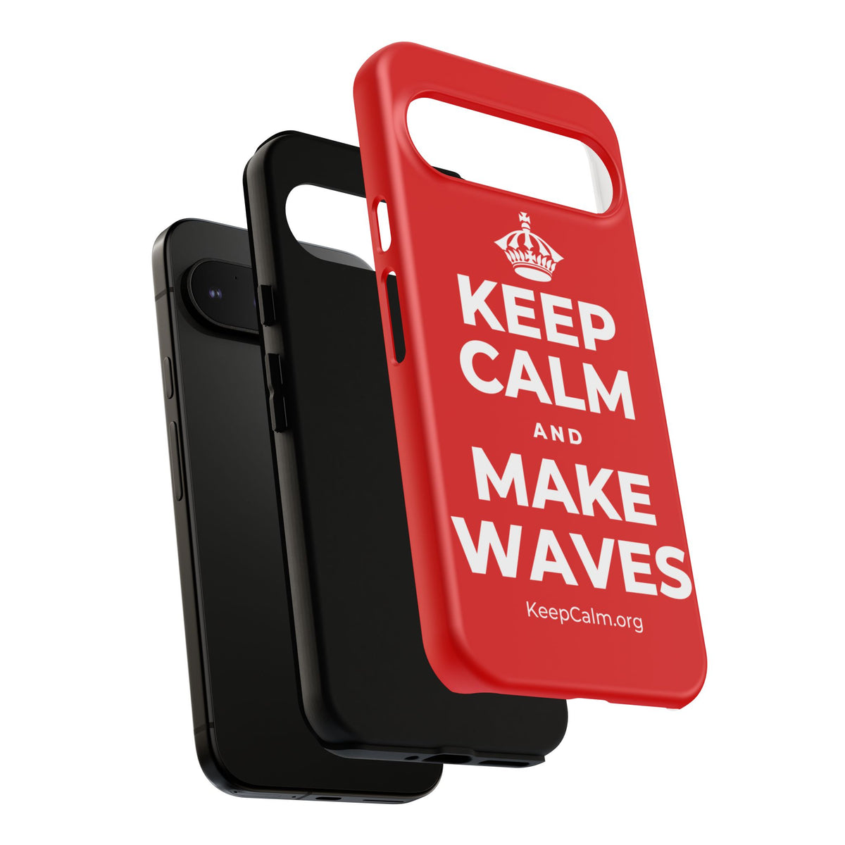 KEEP CALM AND MAKE WAVES Phone Case