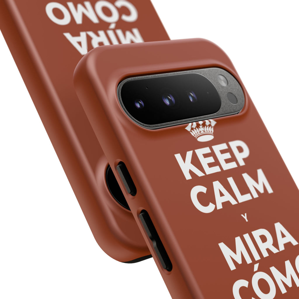KEEP CALM Y MIRA CÓMO CAMBIAN LAS HOJAS Phone Case