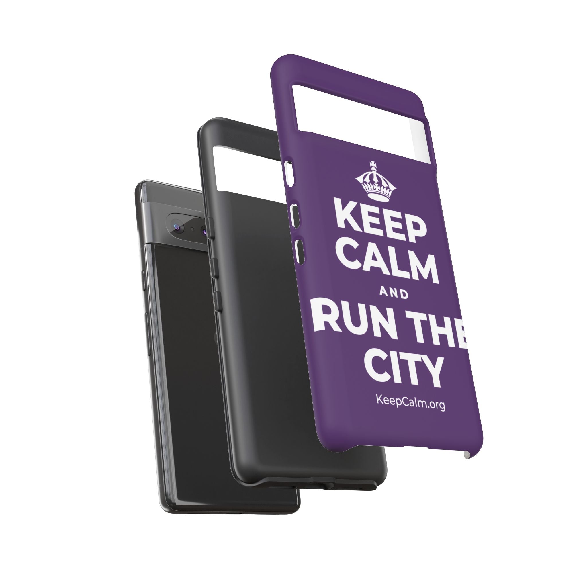 KEEP CALM AND RUN THE CITY Phone Case
