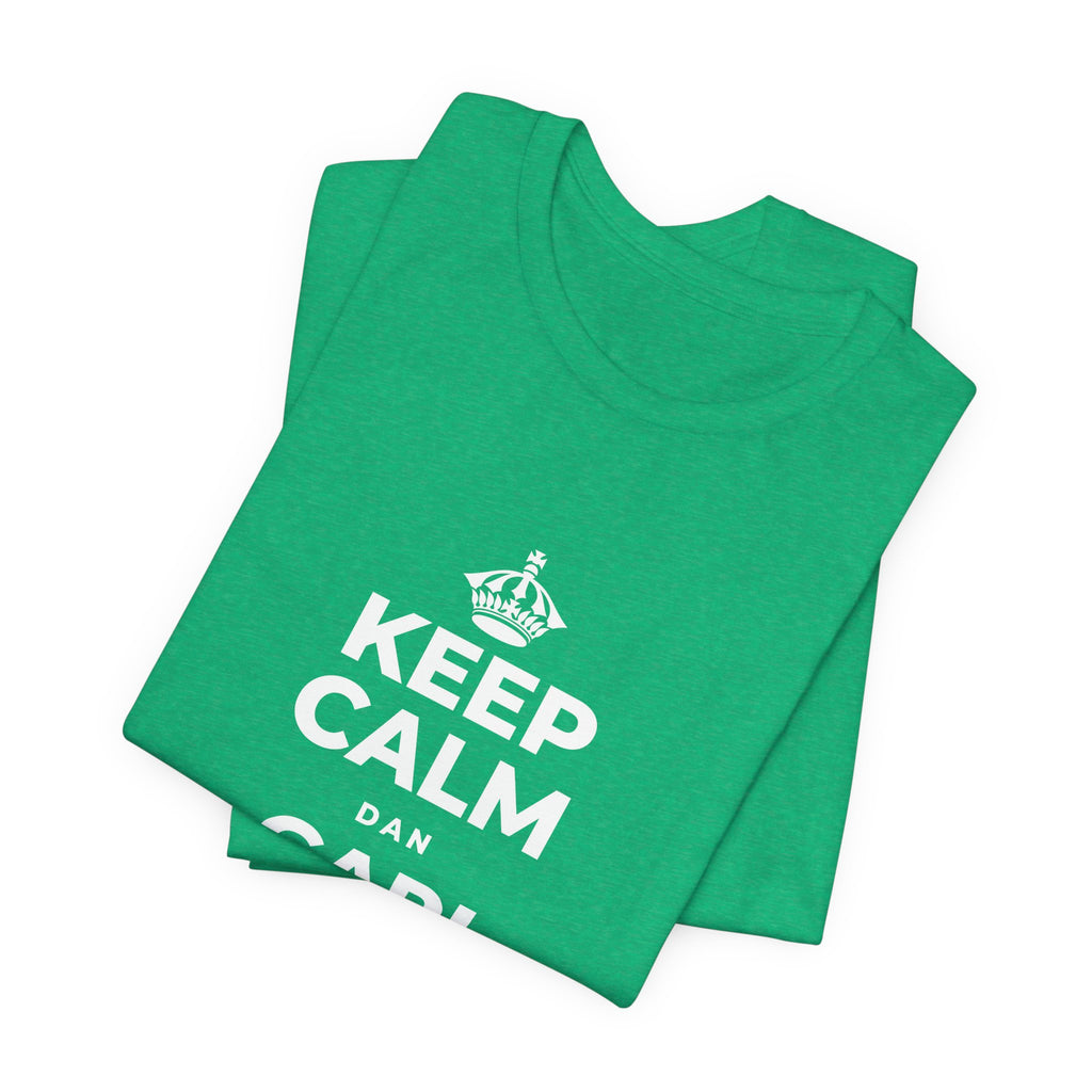 KEEP CALM DAN CARI HANGAT DI HAL KECIL T-Shirt (Baby Blue–Silver)