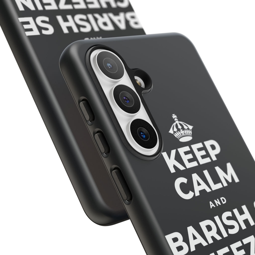 KEEP CALM AND BARISH SE CHEEZEIN BADHTI HAIN Phone Case (Dark)