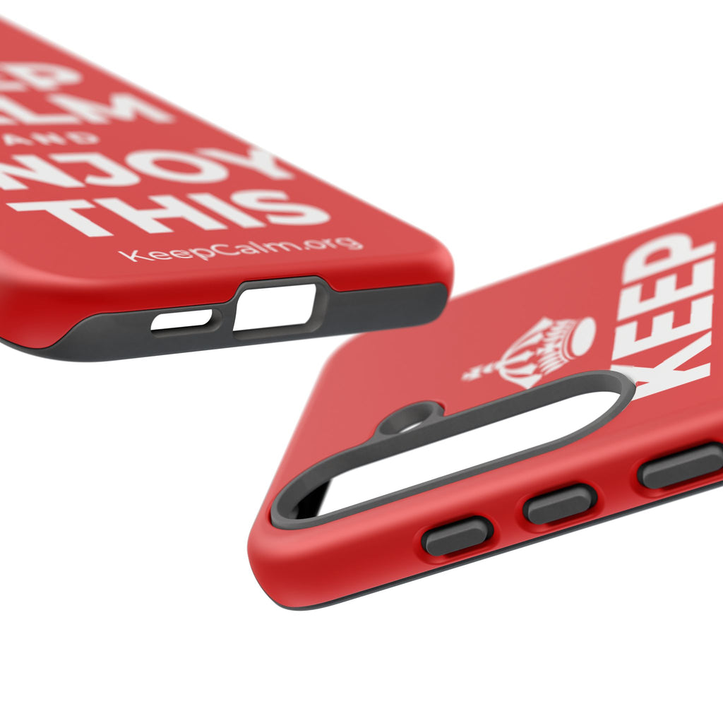 KEEP CALM AND ENJOY THIS Phone Case