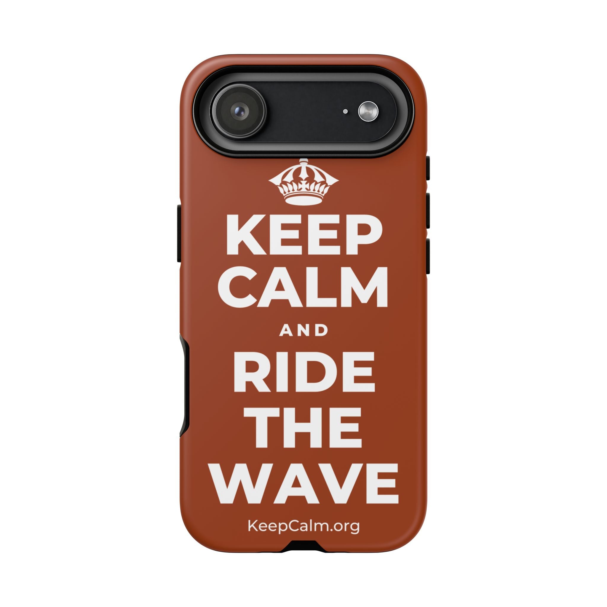 KEEP CALM AND RIDE THE WAVE Phone Case