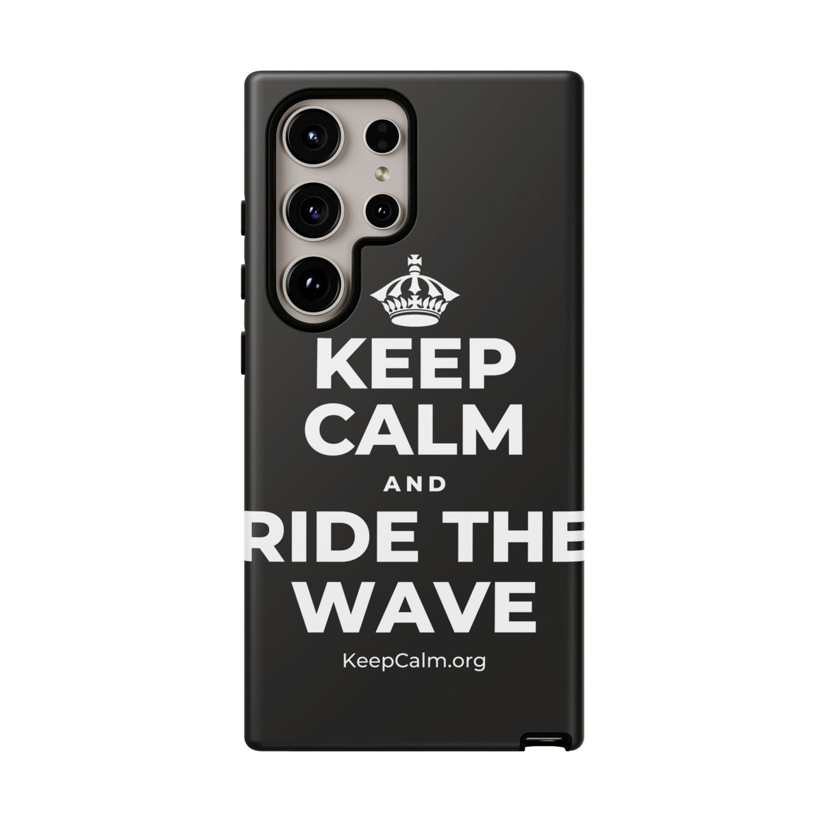 KEEP CALM AND RIDE THE WAVE Phone Case