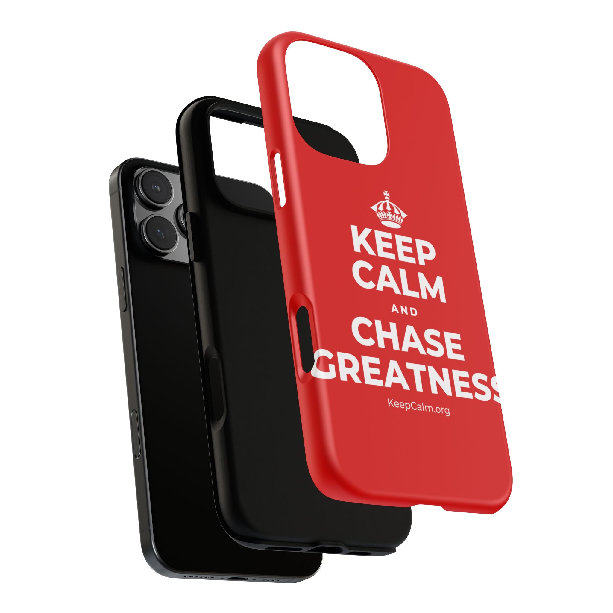 KEEP CALM AND CHASE GREATNESS Phone Case