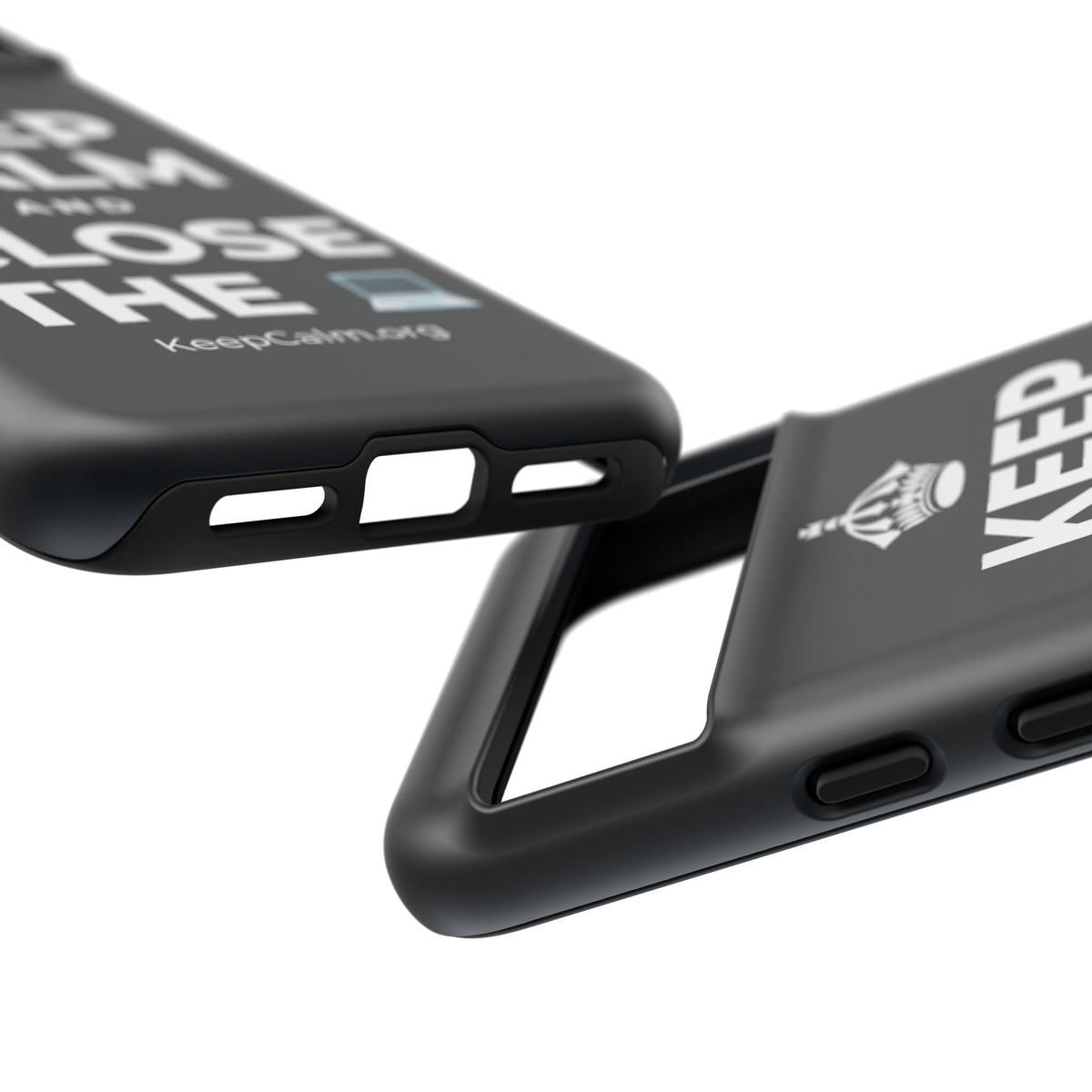KEEP CALM AND CLOSE THE 💻 Phone Case (Dark)