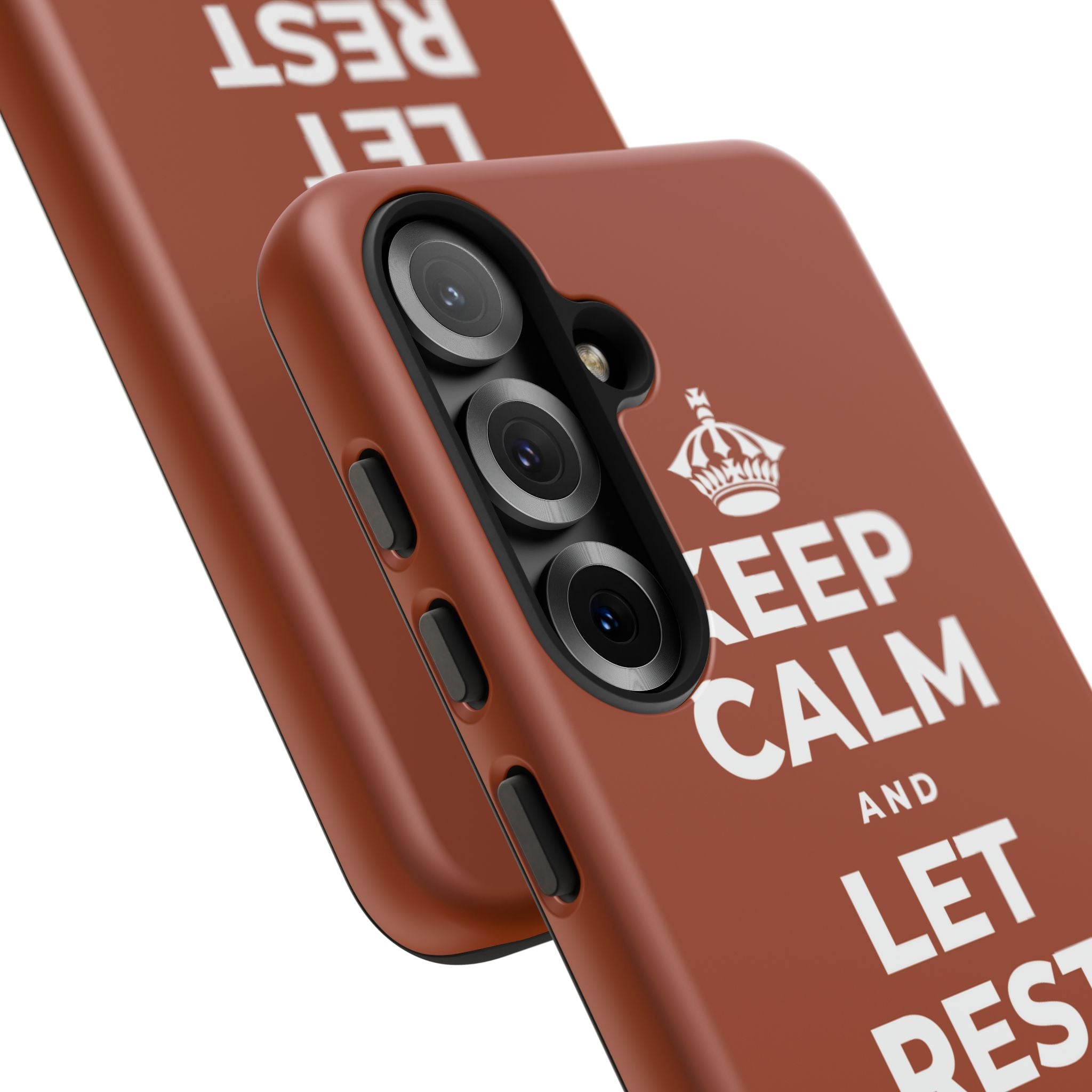 KEEP CALM AND LET REST DO ITS WORK Phone Case
