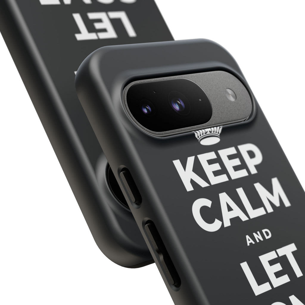 KEEP CALM AND LET SOME OF IT GO Phone Case (Dark)