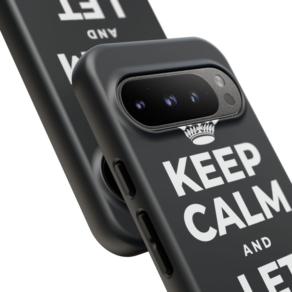 KEEP CALM AND LET PEOPLE HELP Phone Case (Dark)
