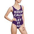 KEEP CALM AND LET IT RAIN One-Piece Swimsuit