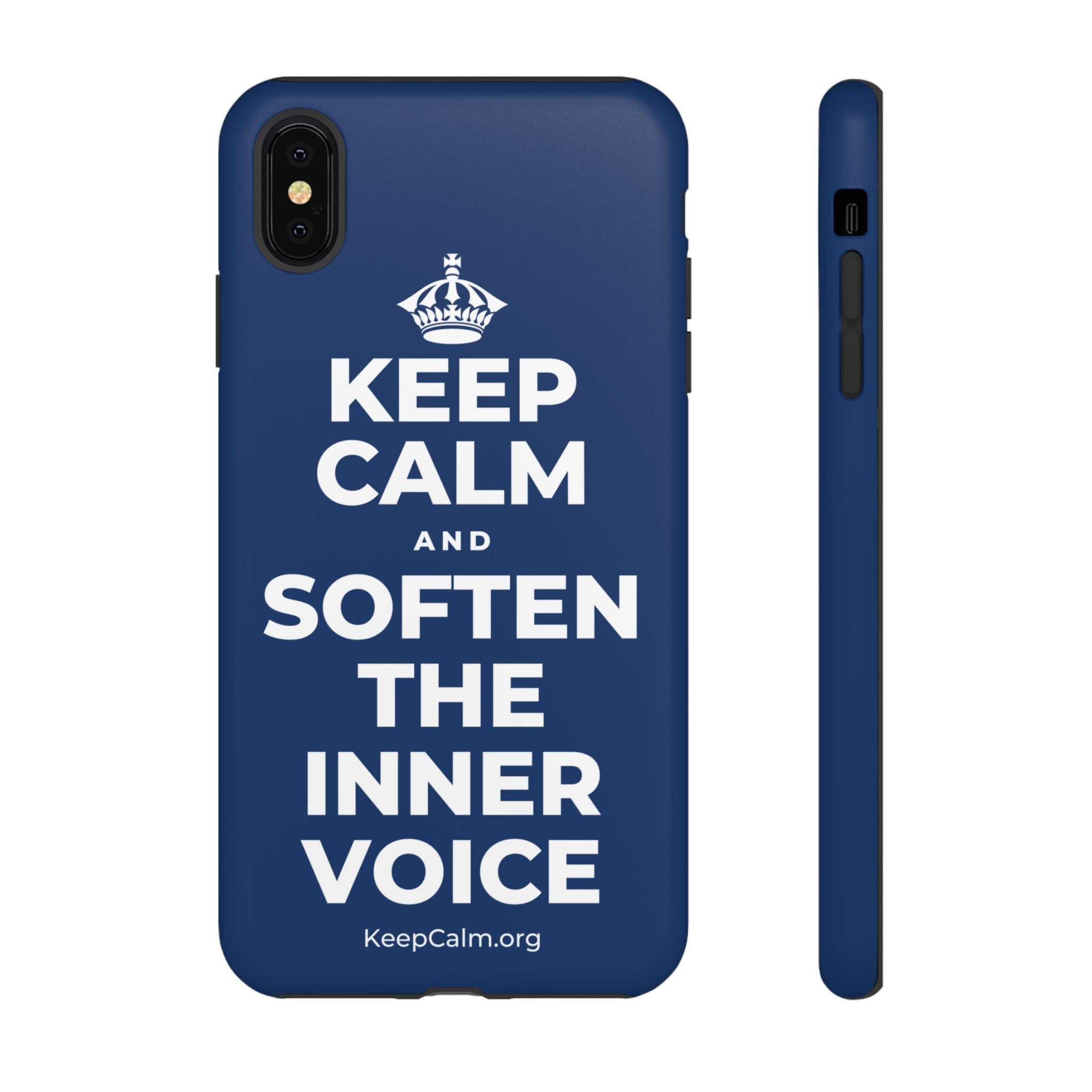 KEEP CALM AND SOFTEN THE INNER VOICE Phone Case