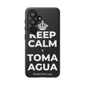 KEEP CALM Y TOMA AGUA Phone Case (Dark)