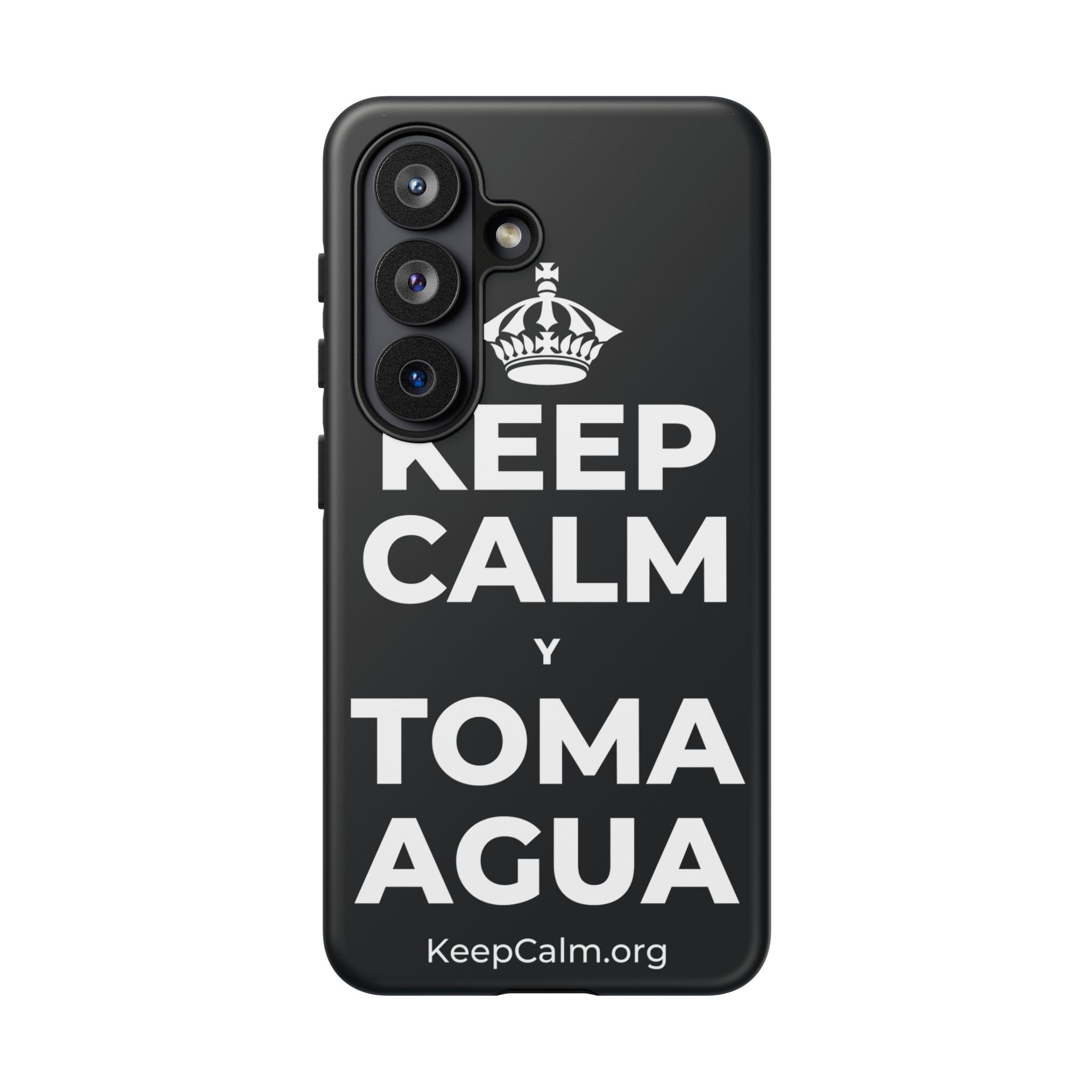 KEEP CALM Y TOMA AGUA Phone Case (Dark)