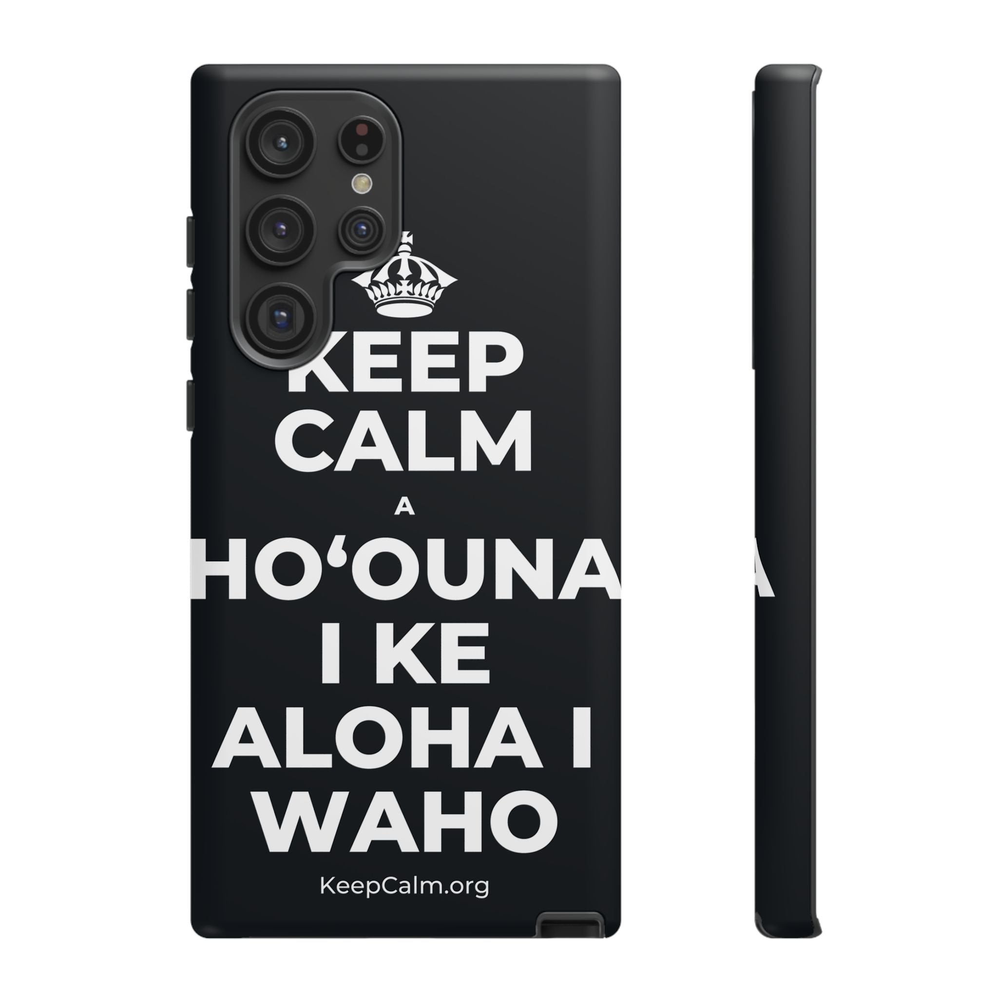 KEEP CALM A HOʻOUNA I KE ALOHA I WAHO Phone Case (Dark)