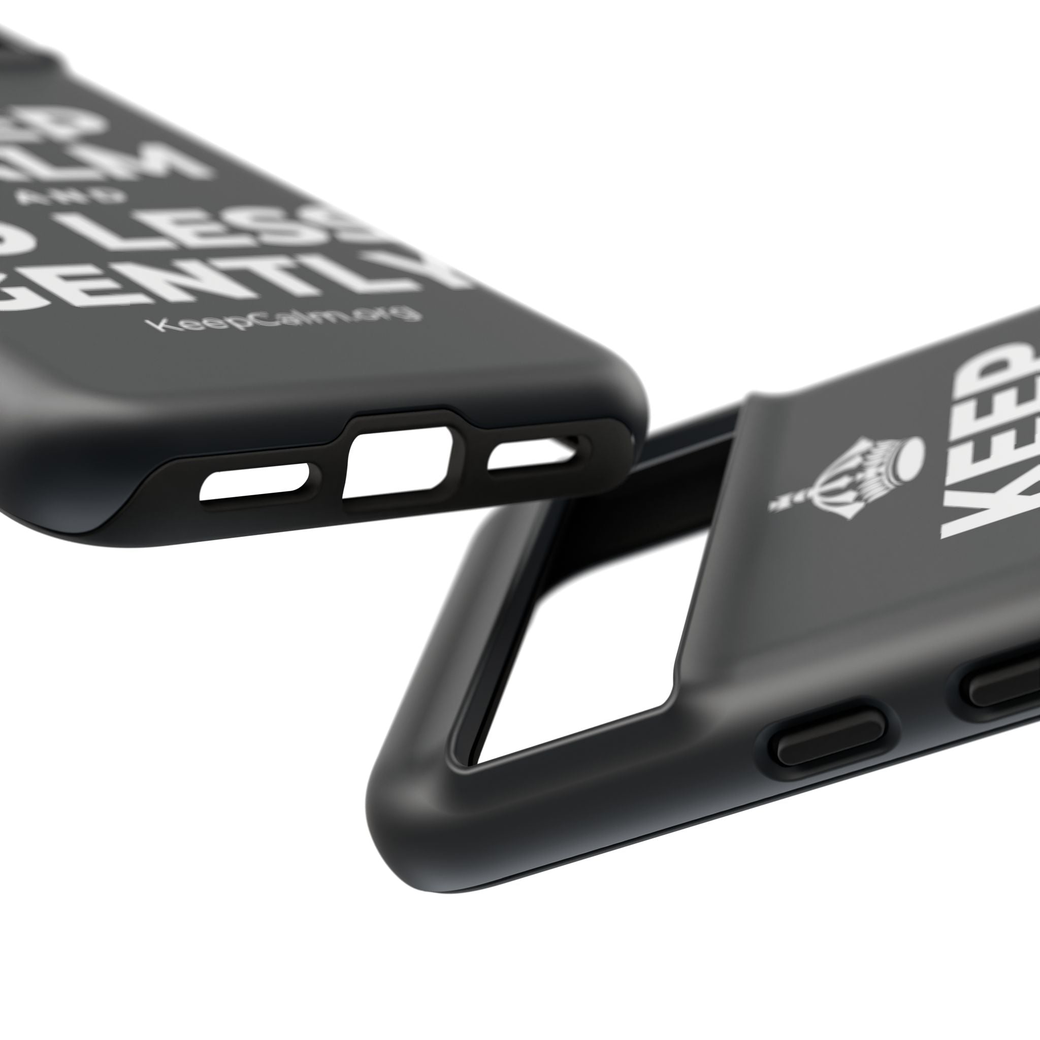 KEEP CALM AND DO LESS, GENTLY Phone Case (Dark)