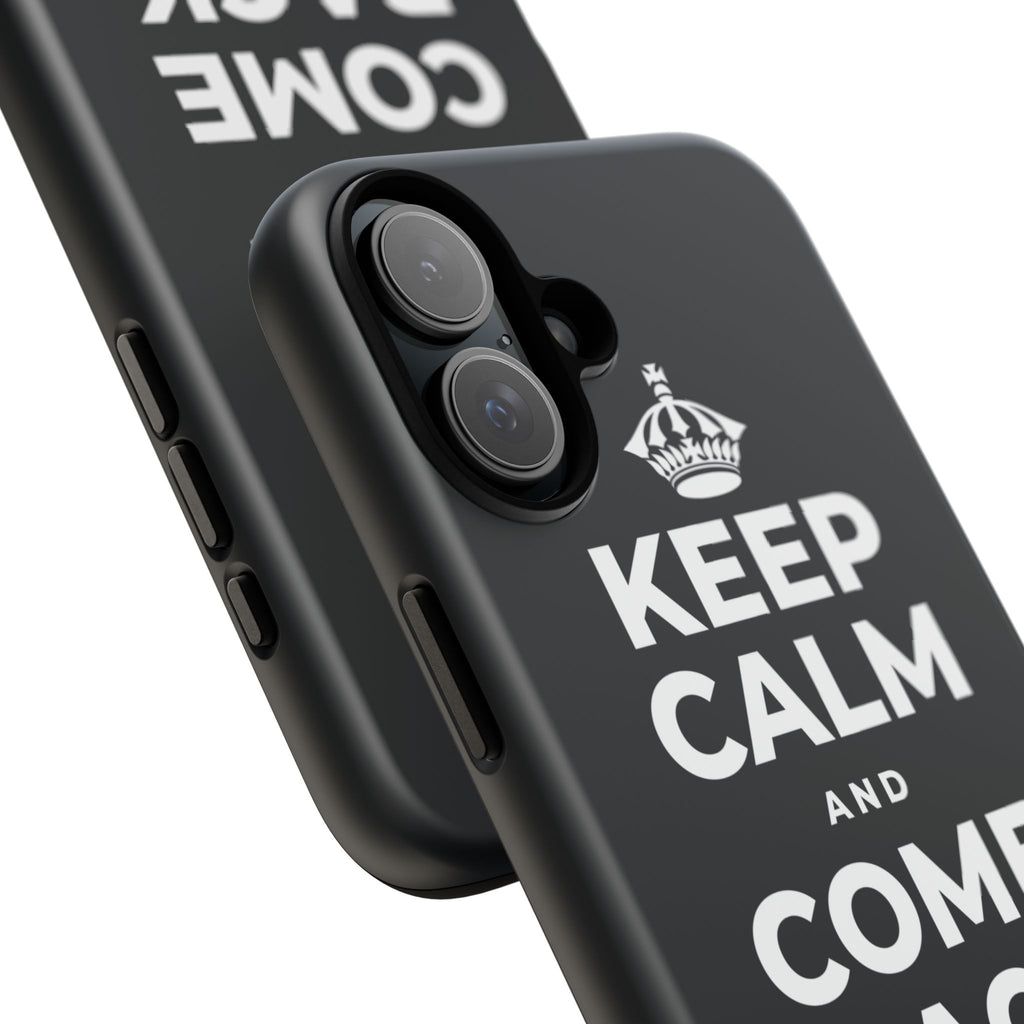 KEEP CALM AND COME BACK TO NOW Phone Case (Dark)