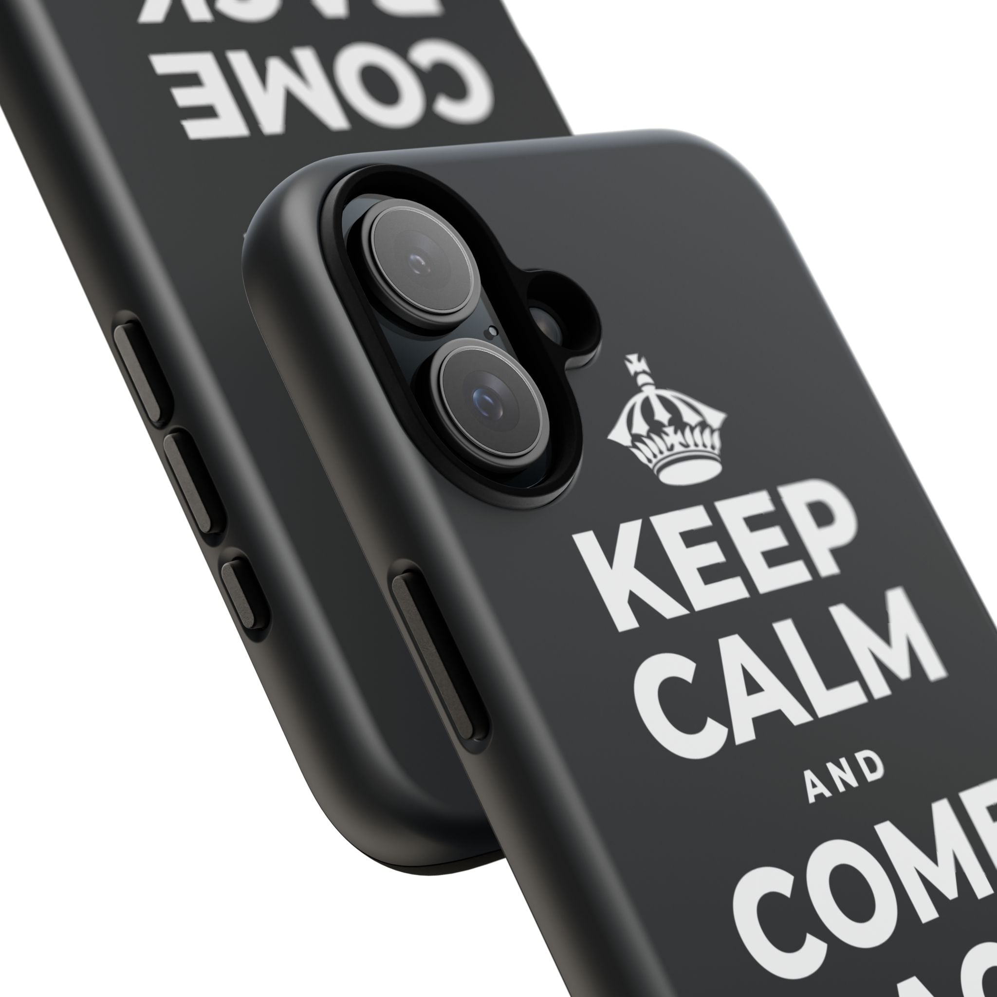 KEEP CALM AND COME BACK TO NOW Phone Case (Dark)