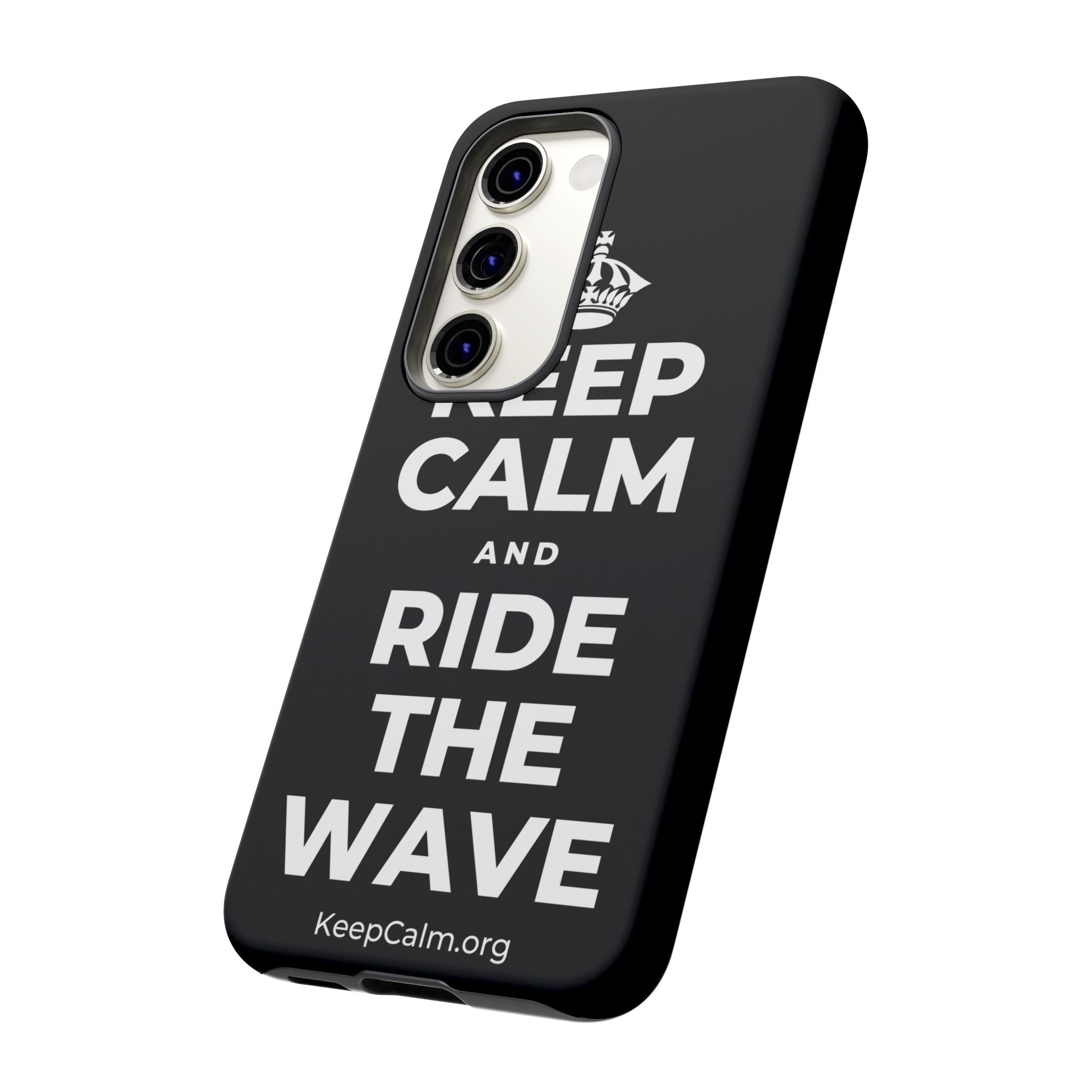 KEEP CALM AND RIDE THE WAVE Phone Case