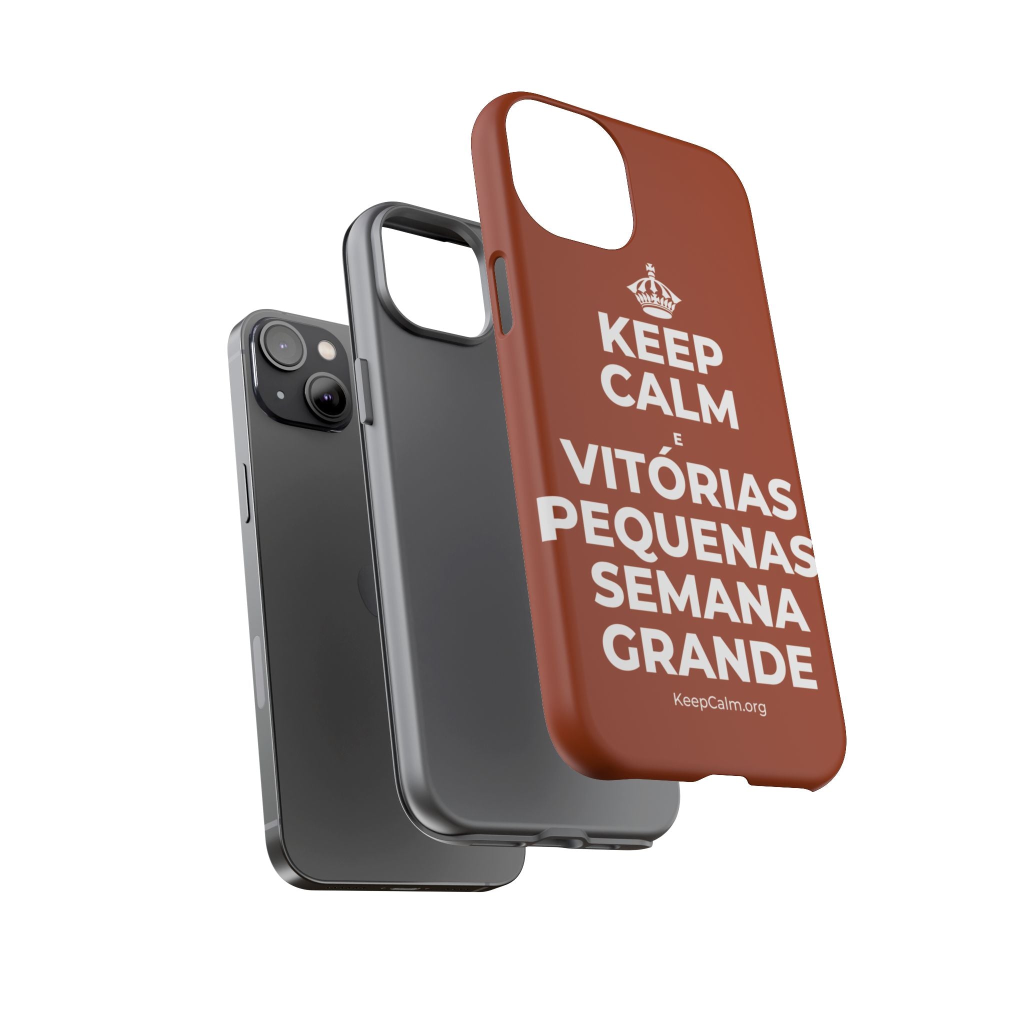 KEEP CALM E VITÓRIAS PEQUENAS, SEMANA GRANDE Phone Case