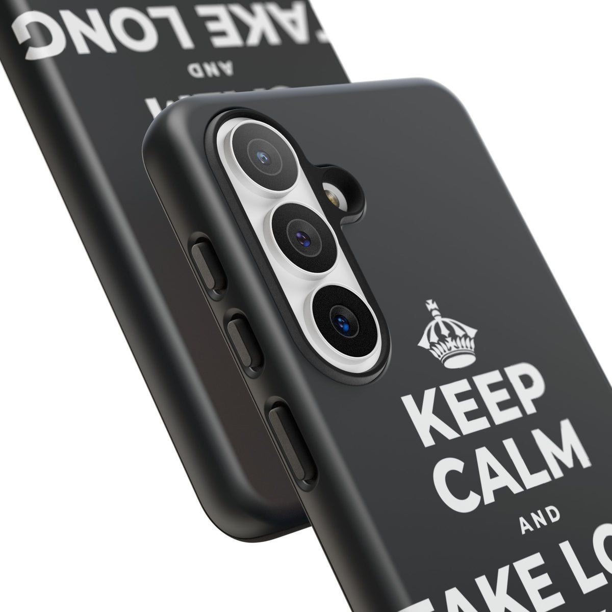 KEEP CALM AND TAKE LONG WALKS ON THE BEACH Phone Case (Dark)