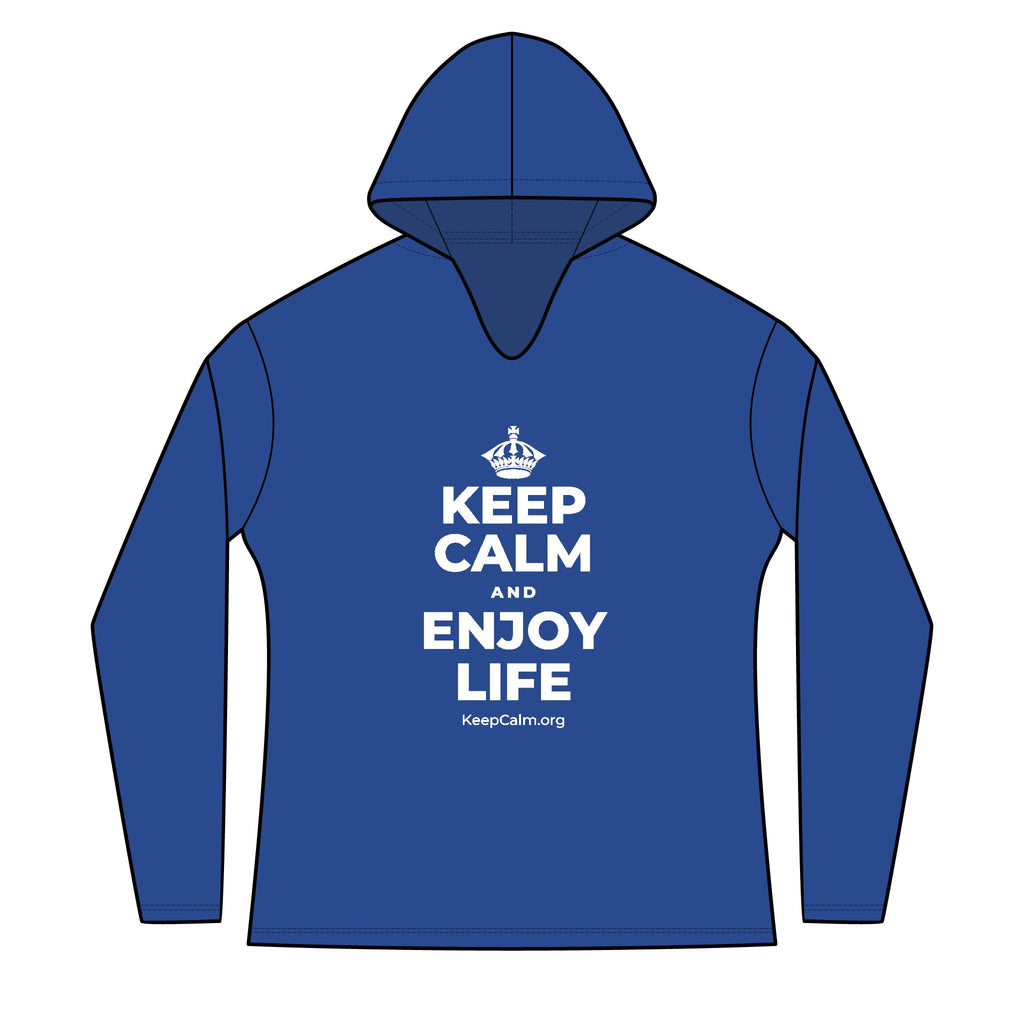 KEEP CALM AND ENJOY LIFE Women's Long Sleeve Hoodie
