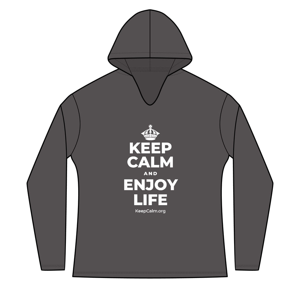 KEEP CALM AND ENJOY LIFE Women's Long Sleeve Hoodie