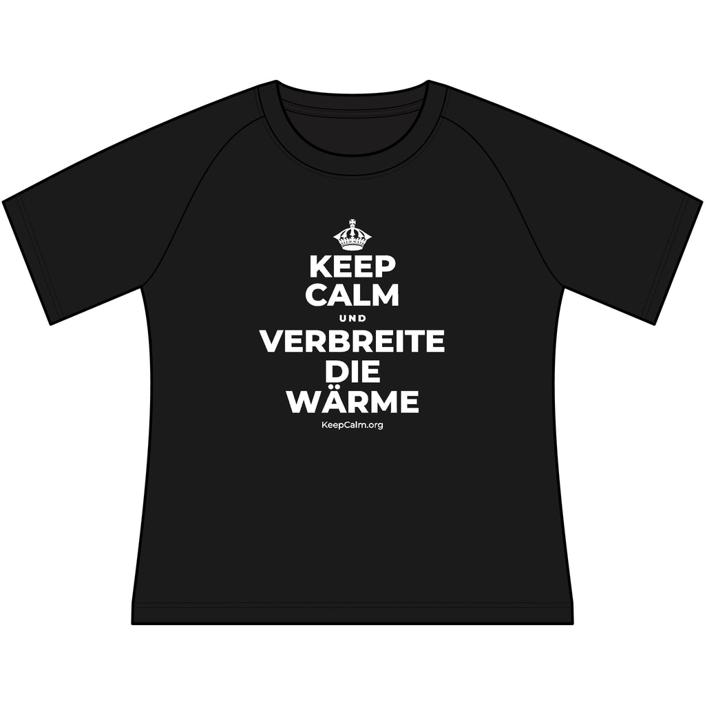 KEEP CALM UND VERBREITE DIE WÄRME Women's Raglan Tee