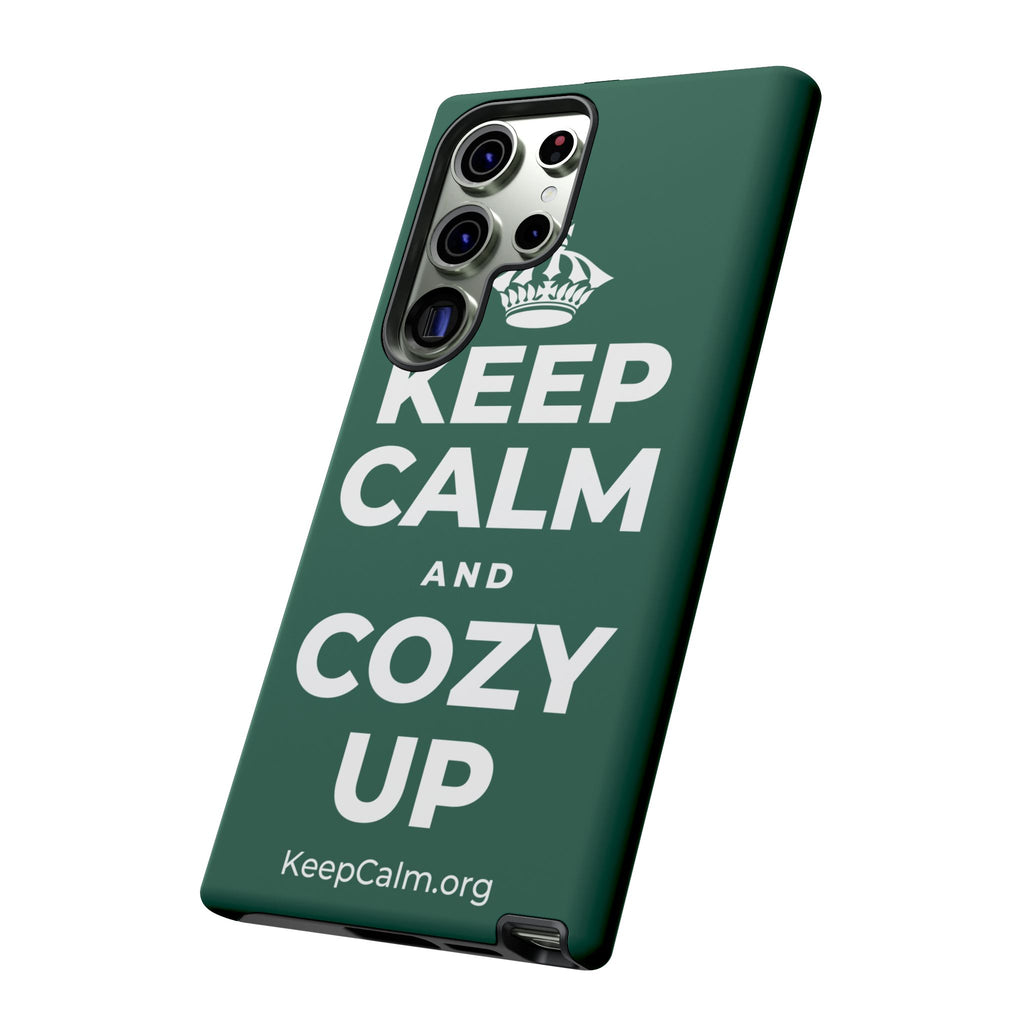 KEEP CALM AND COZY UP Phone Case