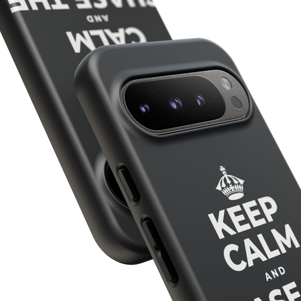 KEEP CALM AND CHASE THE MOONLIGHT Phone Case (Dark)