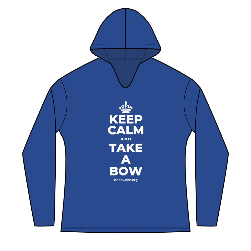 KEEP CALM AND TAKE A BOW Women's Long Sleeve Hoodie