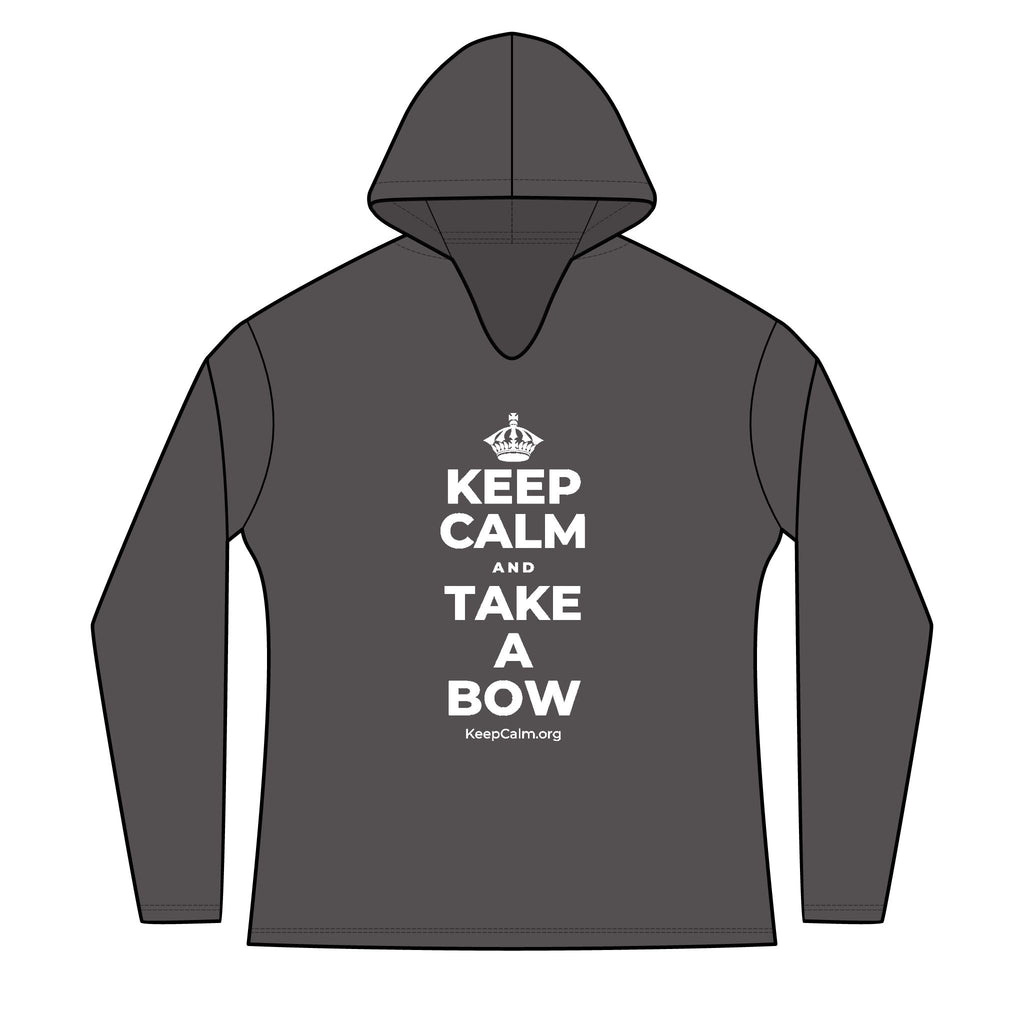 KEEP CALM AND TAKE A BOW Women's Long Sleeve Hoodie