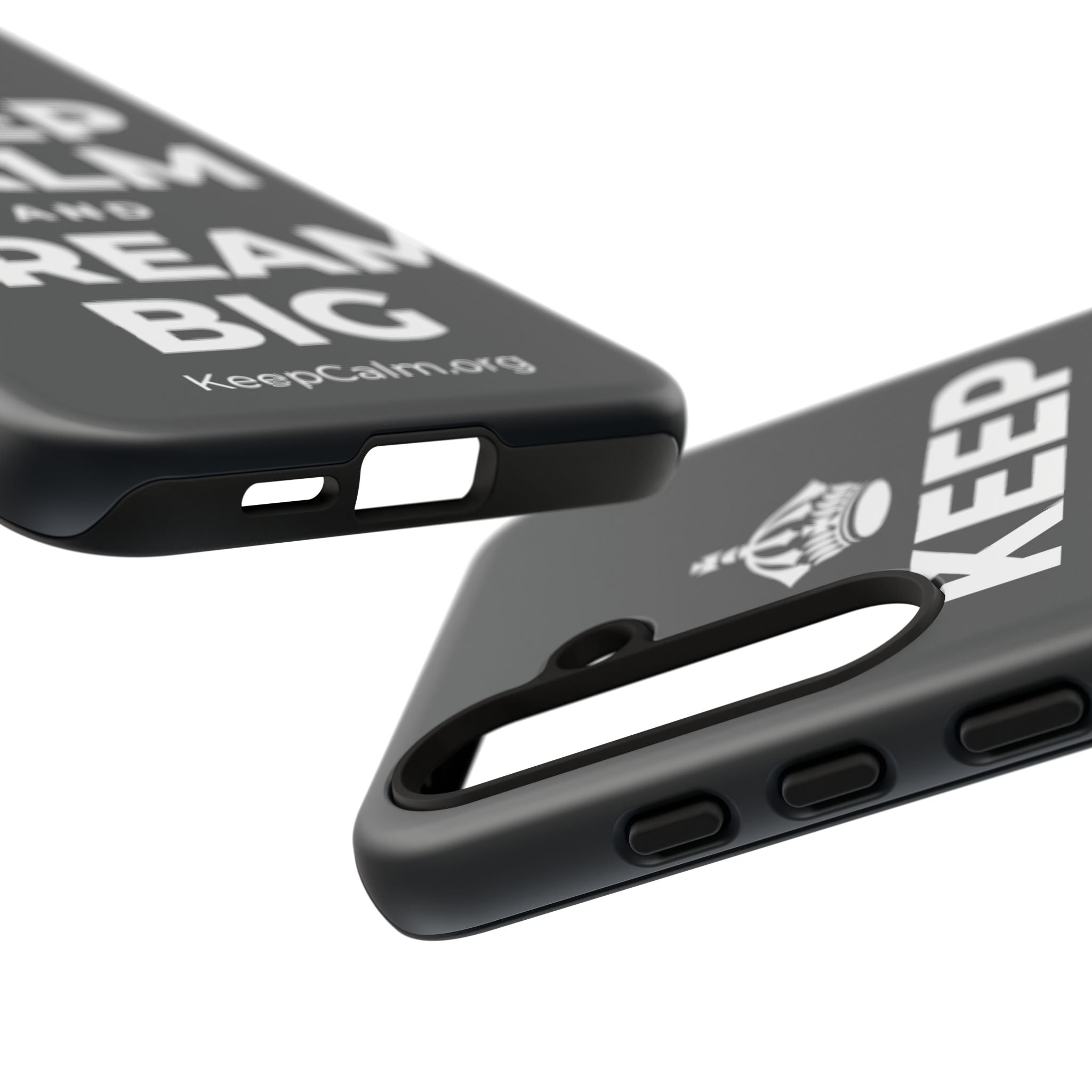 KEEP CALM AND DREAM BIG Phone Case (Dark)