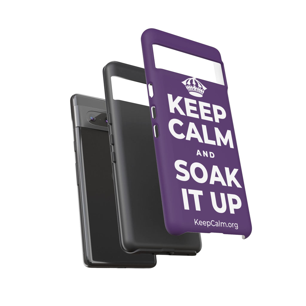 KEEP CALM AND SOAK IT UP Phone Case