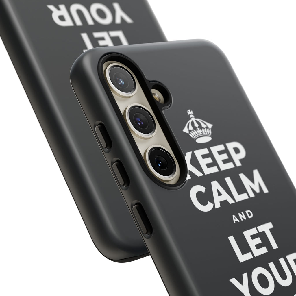 KEEP CALM AND LET YOUR FEELINGS MAKE SENSE Phone Case (Dark)