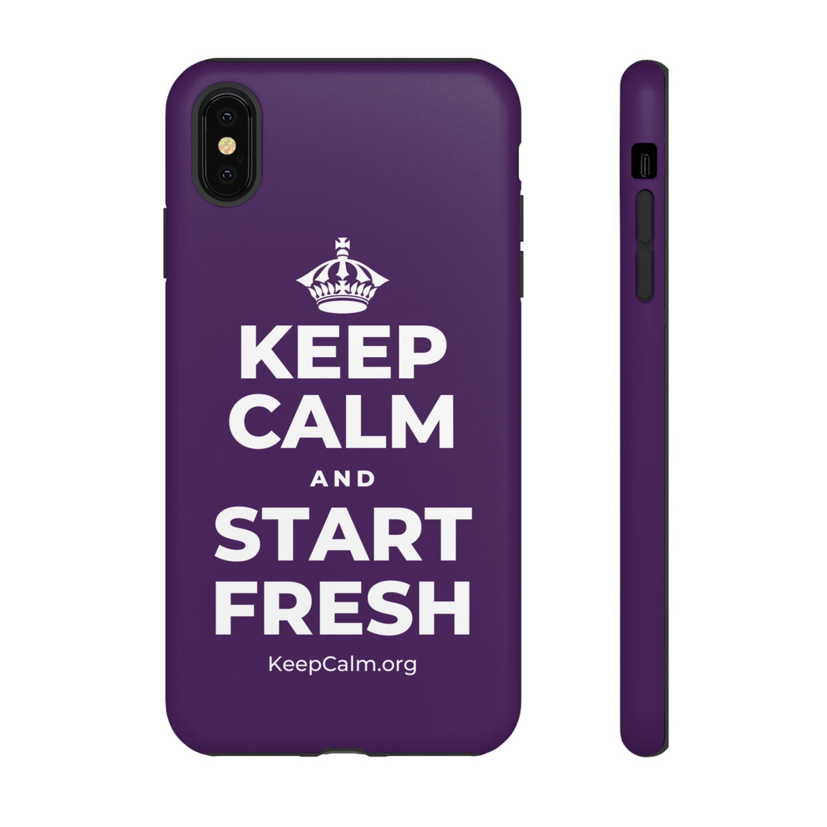 KEEP CALM AND START FRESH Phone Case