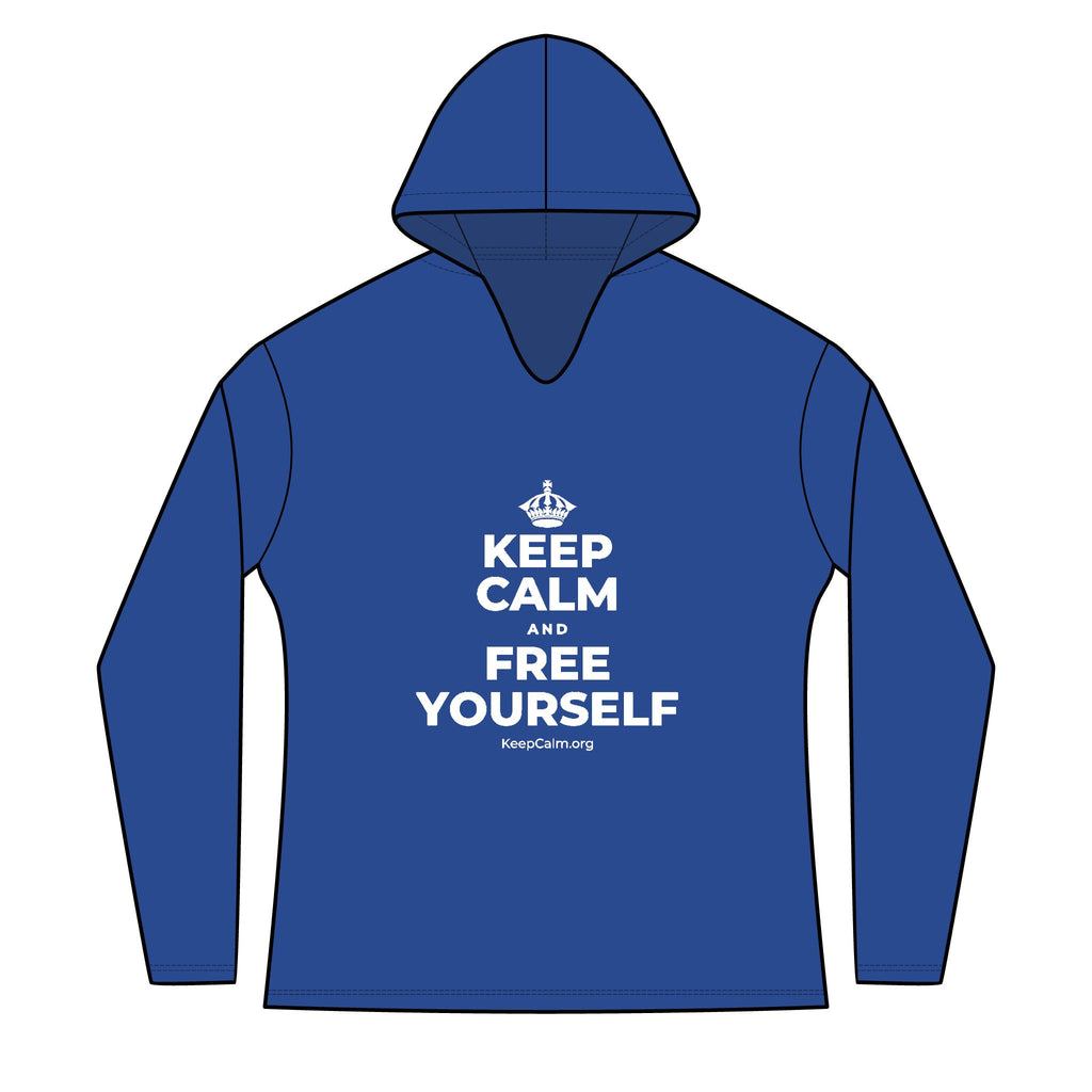 KEEP CALM AND FREE YOURSELF Women's Long Sleeve Hoodie